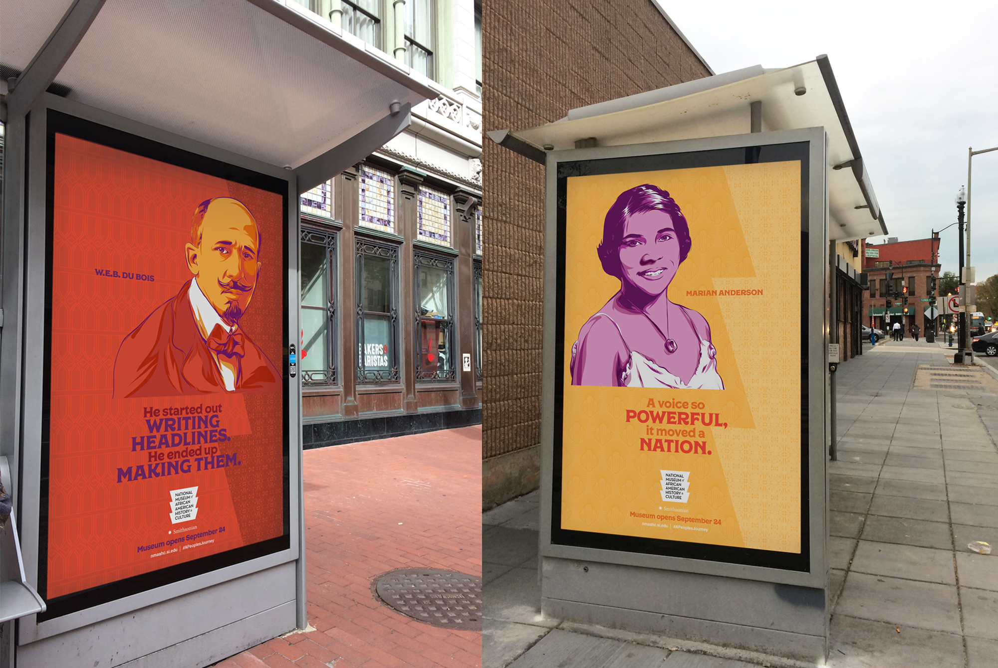 NMAAHC Outdoor Print Campaign by Eighty2degrees